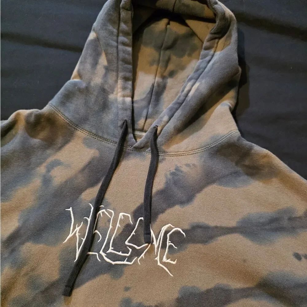 Welcome Tie-Dye Hoodie Mens Large - Picture 3 of 5